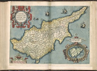 Cyprus Lemnos), Theatrum Orbis Terrarum by Abraham Ortelius